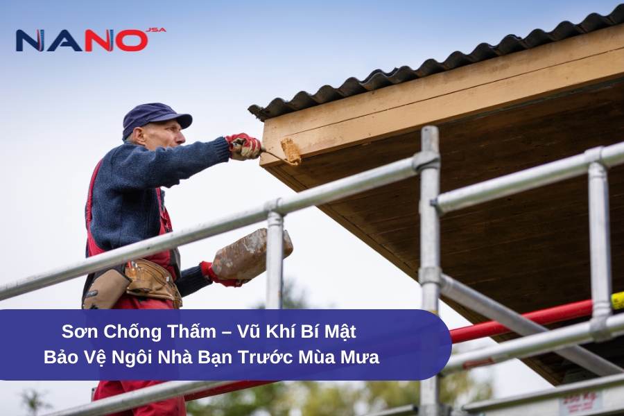 Sơn Chống Thấm – Vũ Khí Bí Mật Bảo Vệ Ngôi Nhà Bạn Trước Mùa Mưa